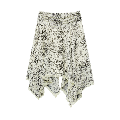 Zebra Lace Skirt