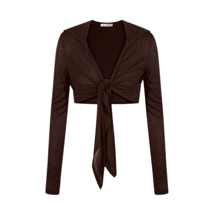 Tie Front Shrug Tank