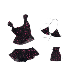 Black Floral / S