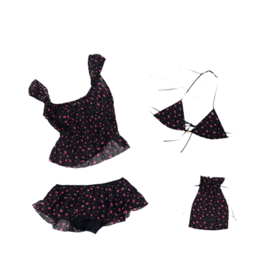 Black Floral / S