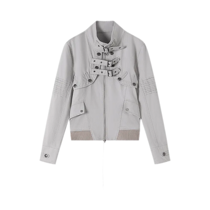 Detachable Washed Short Jacket