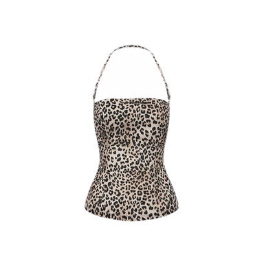Leopard Print Top / S
