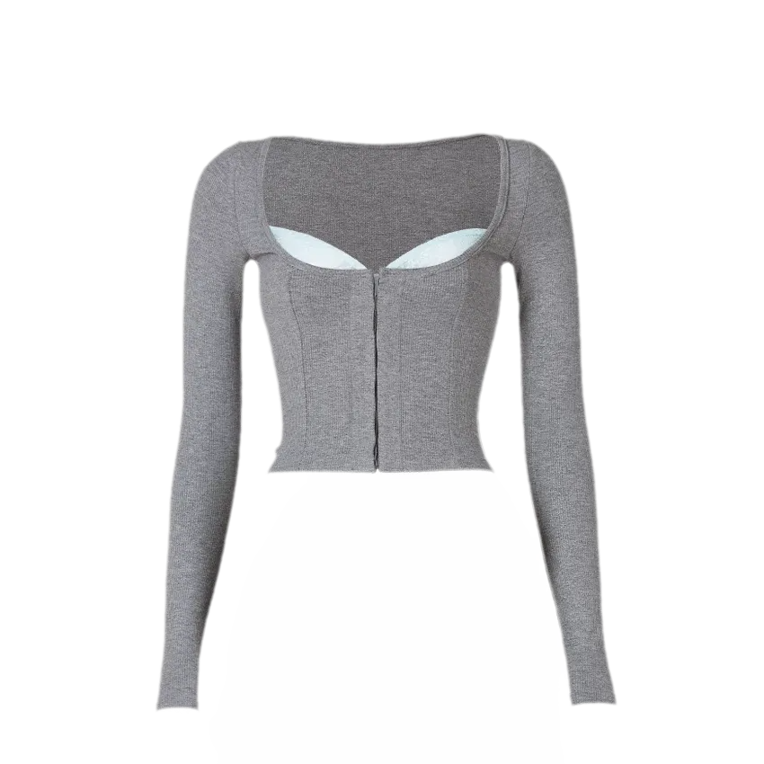 Lace Cutout Knit Set
