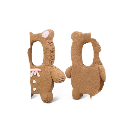 Teddy-Handtasche in Bärenform aus Sherpa
