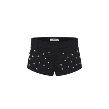 Studded Punk Hot Shorts