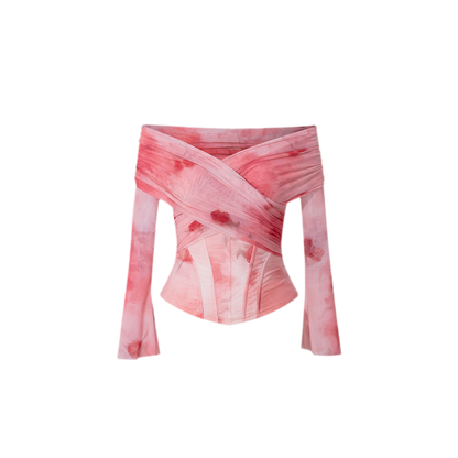 Rose Mesh Corset Dress