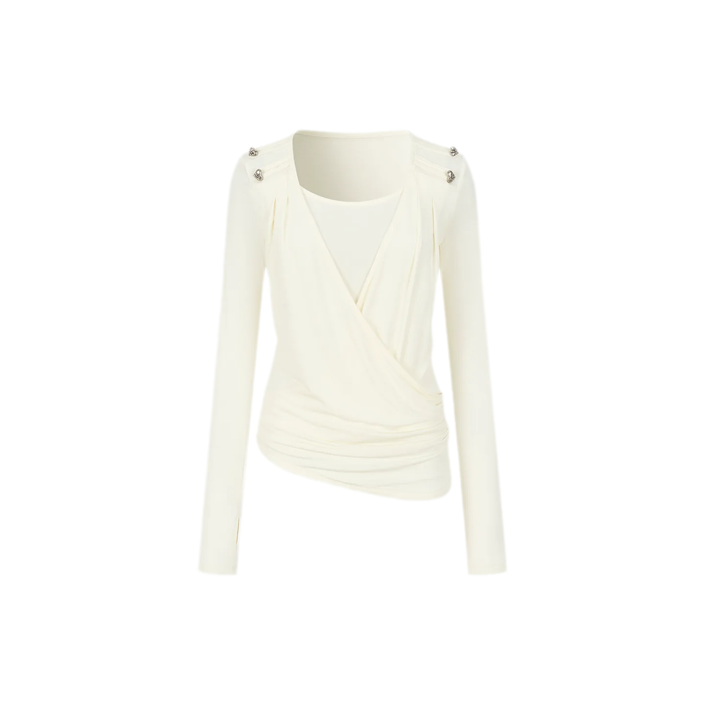 Modal Draped Layered Top
