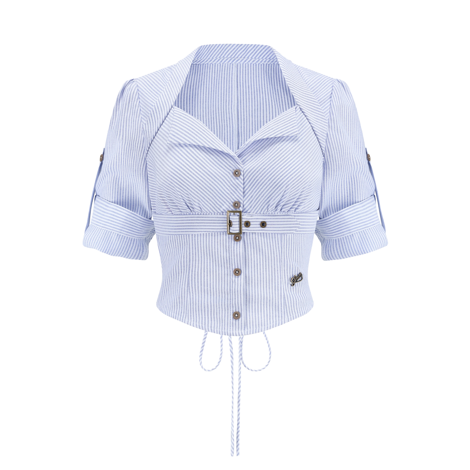 Nautical Lover Blue Stripe Shirt &amp; Skirt Set