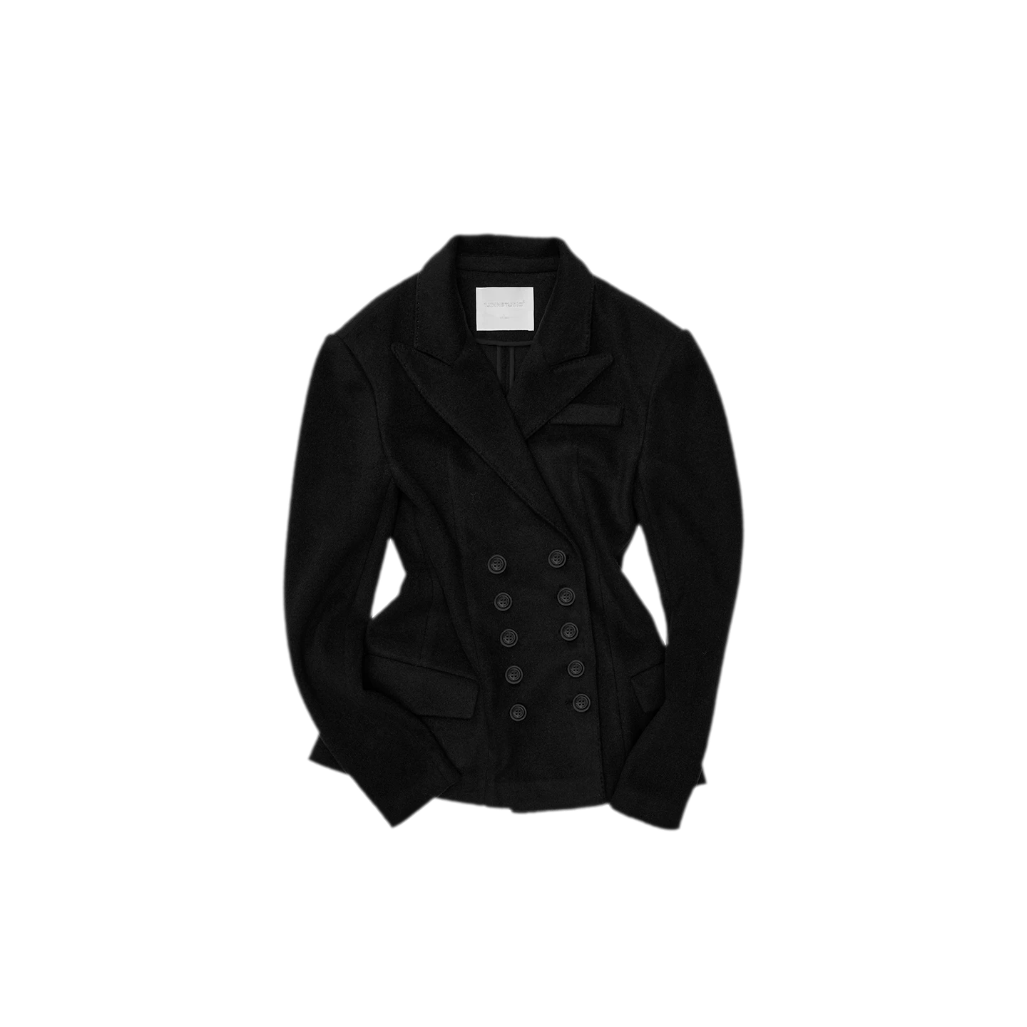 Wool Blend Tailored Blazer