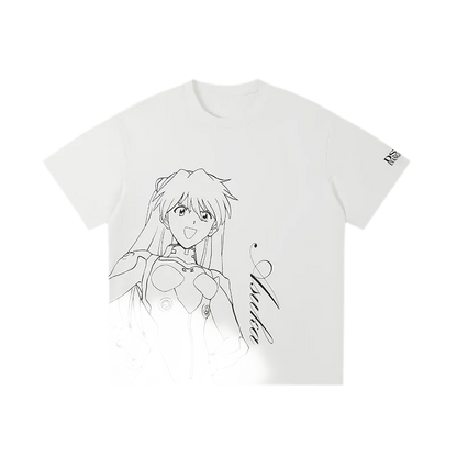 Water-Based Line-Art Graphic T-Shirt