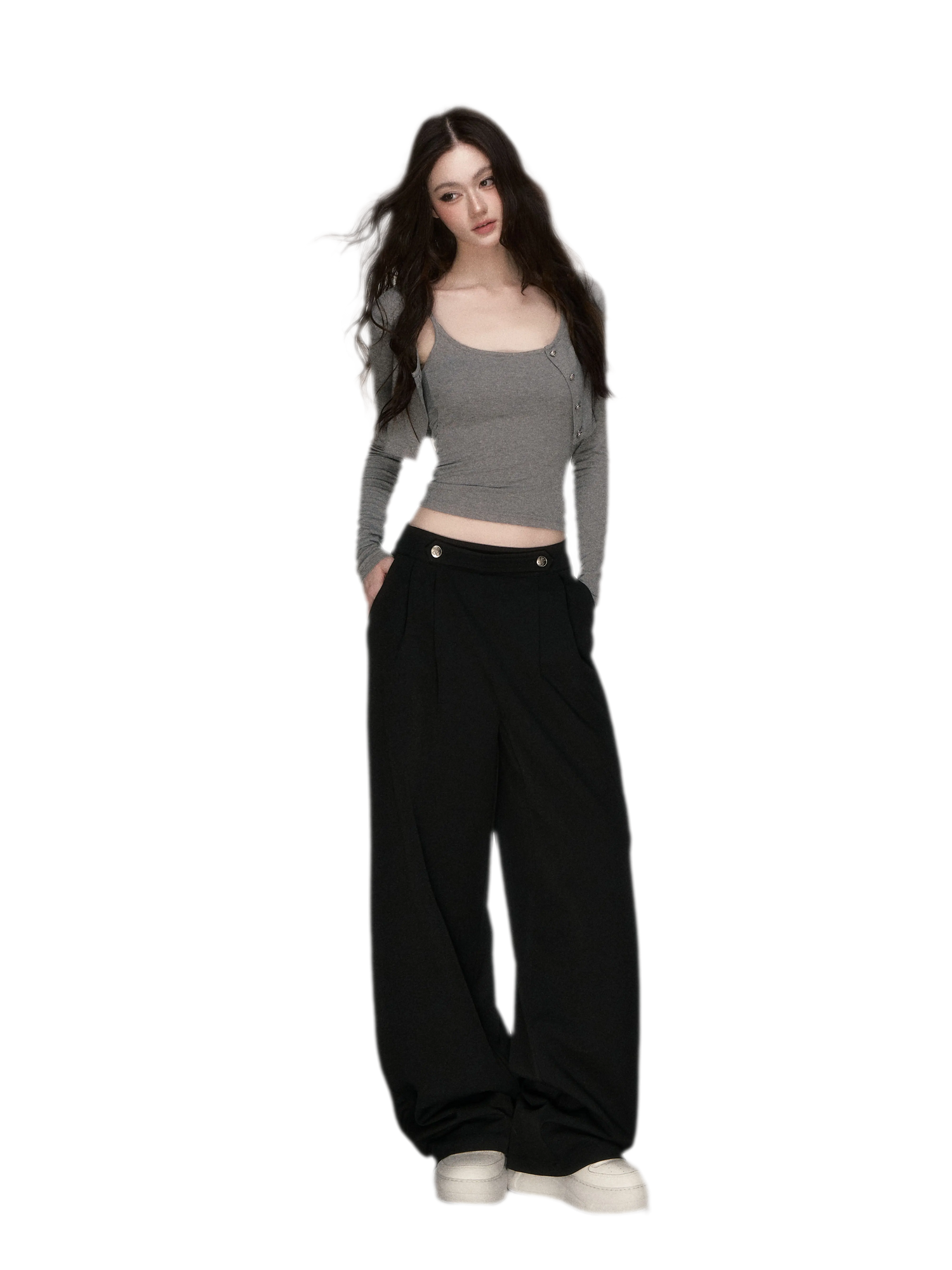Napoleon Wide-Leg Suit Trousers