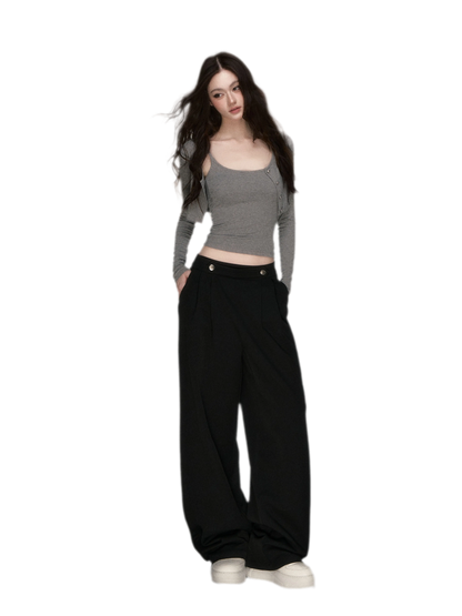 Napoleon Wide-Leg Suit Trousers