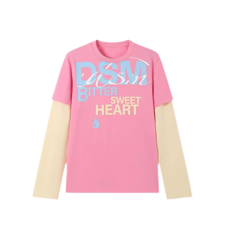 Compact Cotton Faux-Layer T-Shirt