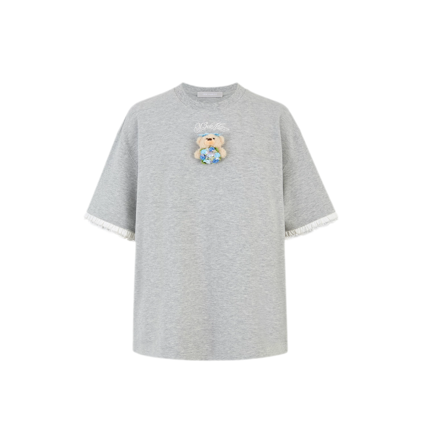 Bouquet Bear Print T-shirt