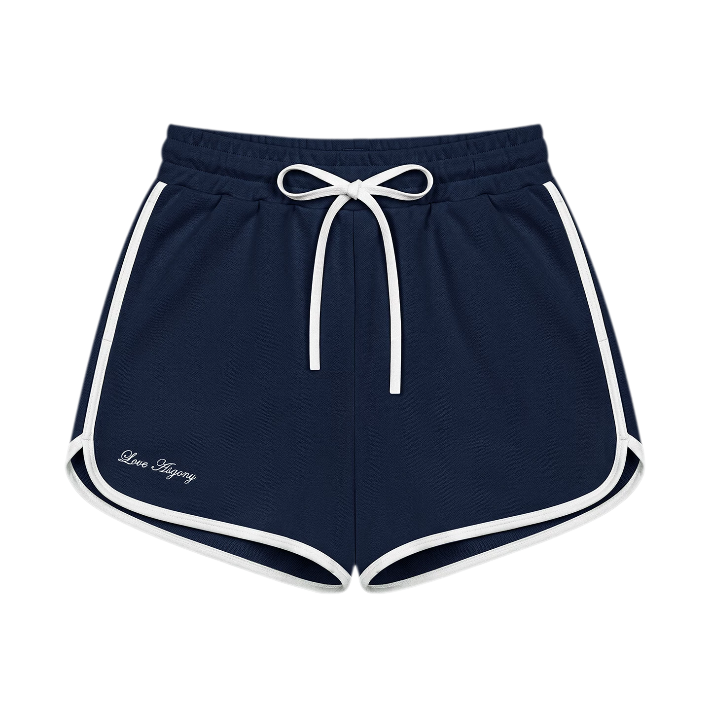 Embroidered Piping Shorts