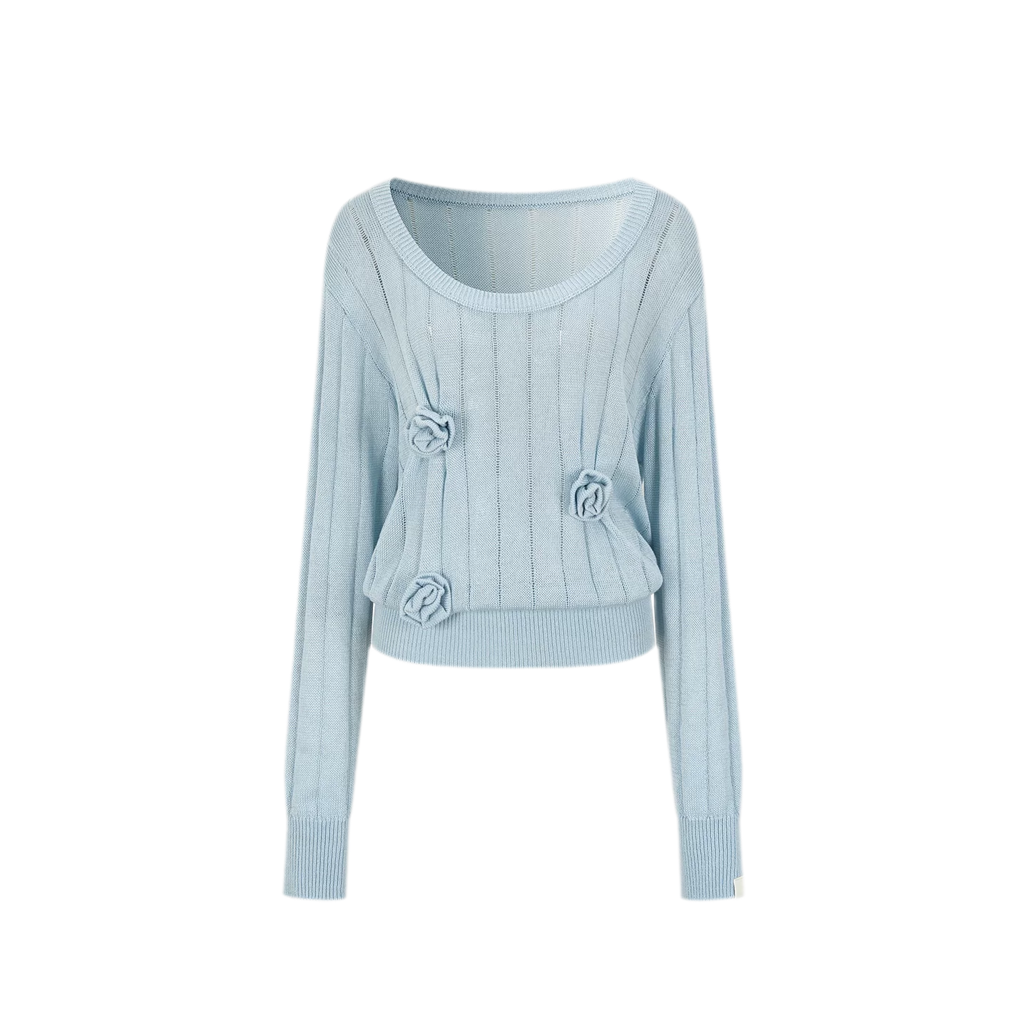 Asymmetric Flower Knit