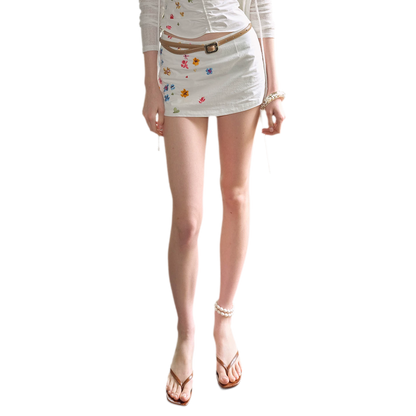Summer Original Hand-Painted Skirt