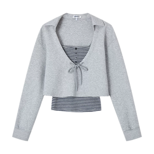 Gray + Stripes (Pre-order) / S