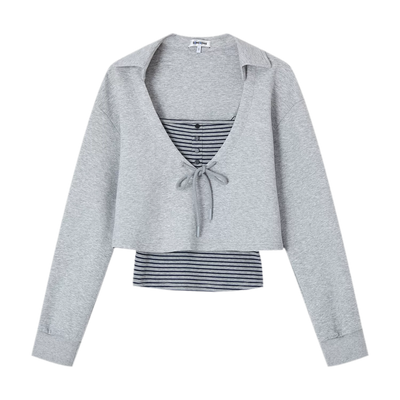 Gray + Stripes (Pre-order) / S