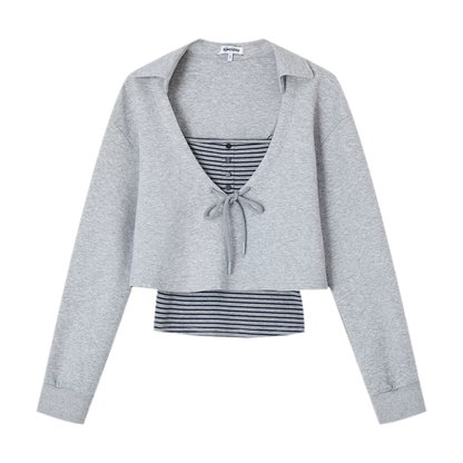 Layered V-Neck Top