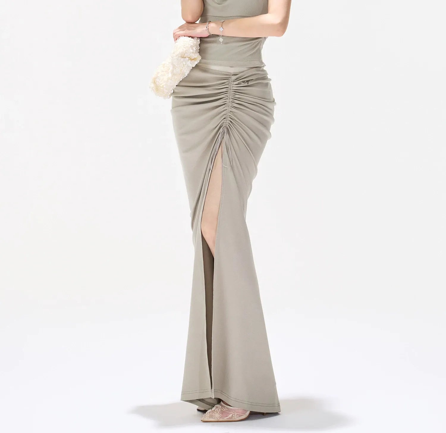 Ruched Mermaid Skirt