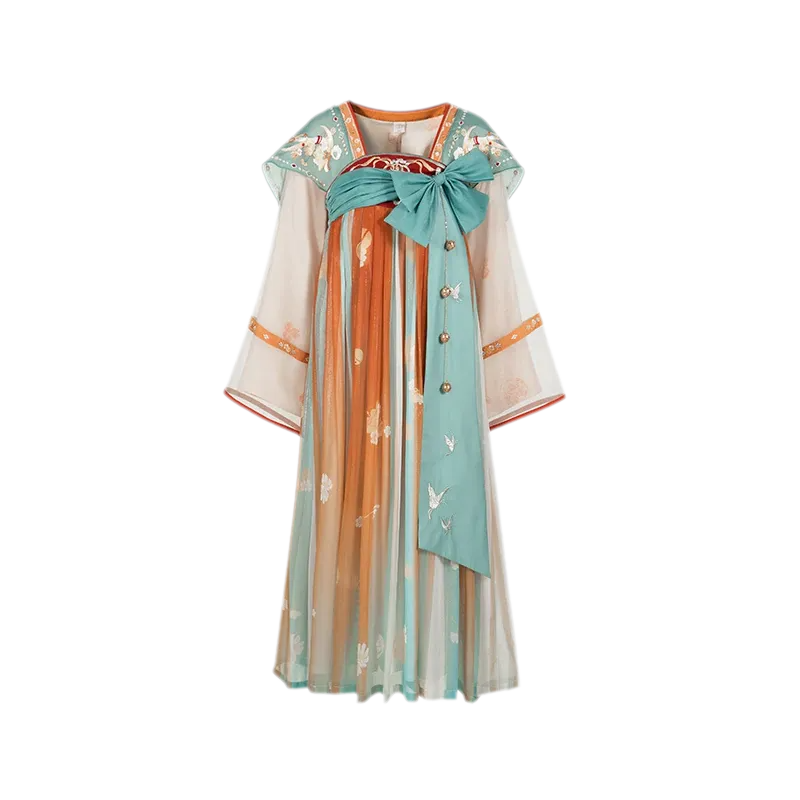 瑶遇见神鹿-王者荣耀联名 Jade Deer Encounter Embroidered Full-Length