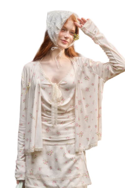 Pink(Cropped Cardigan) / S