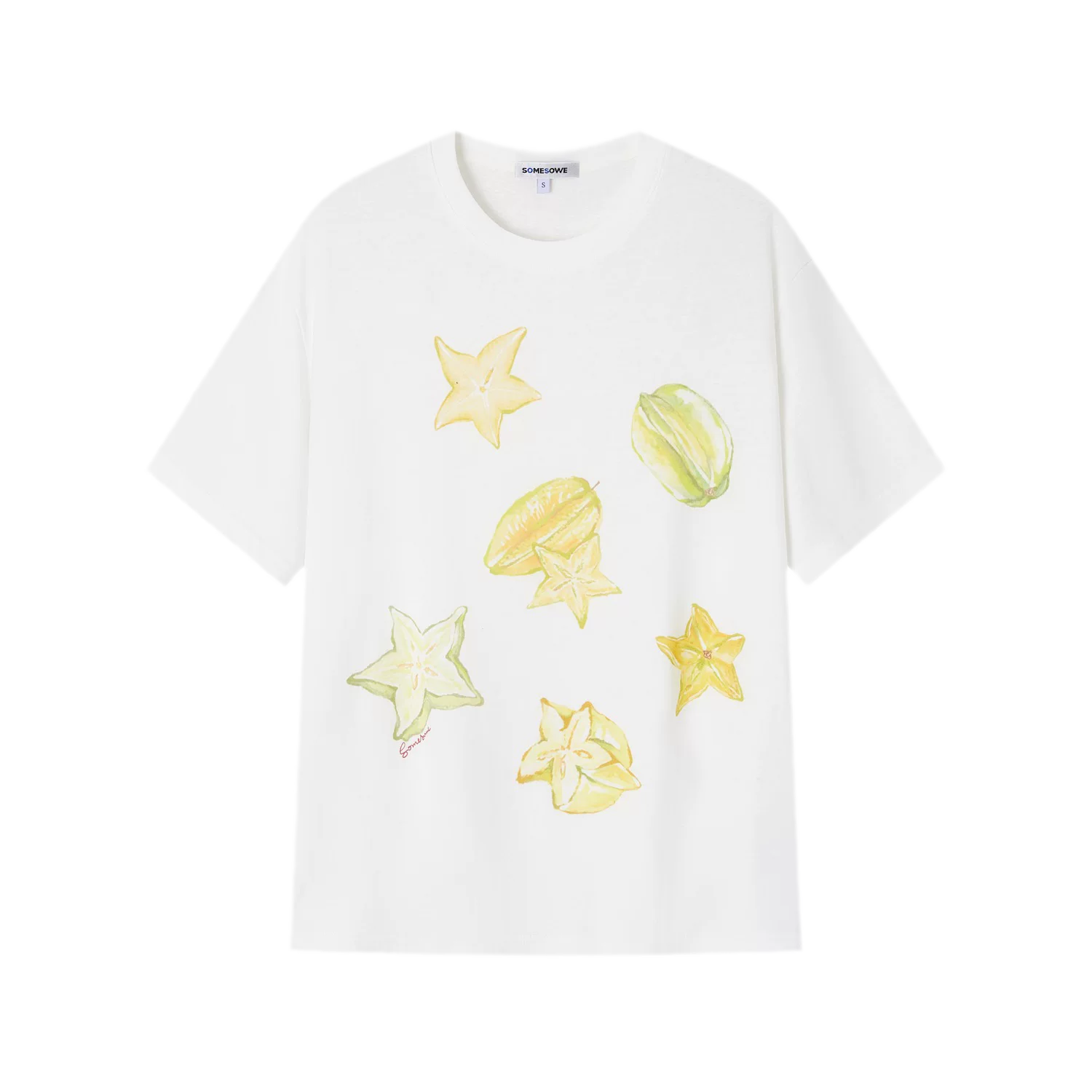 Starfruit Print T-Shirt