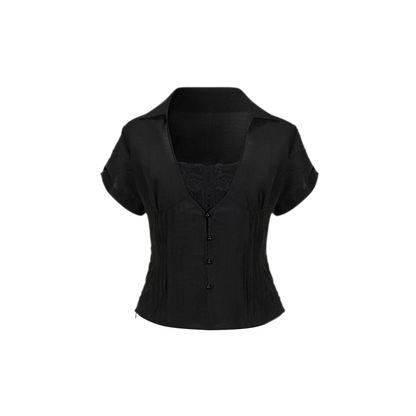 Lace Layered Shirt