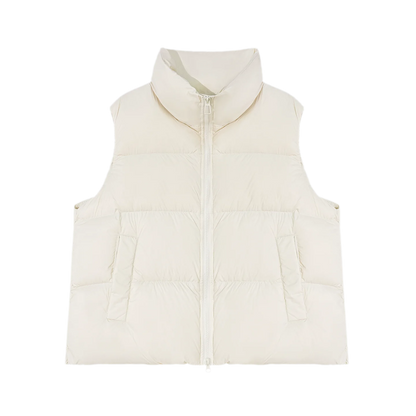 Lightweight Stand Collar Down Vest