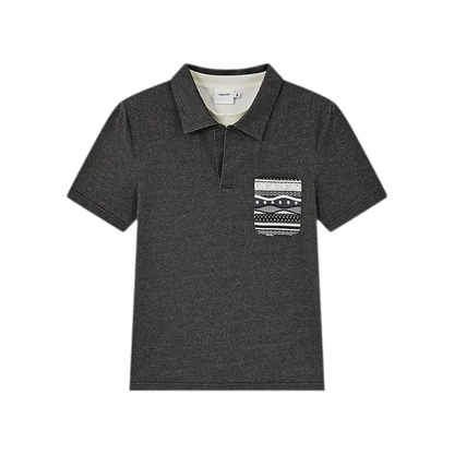 Fair Isle Tailored Polo Shirt
