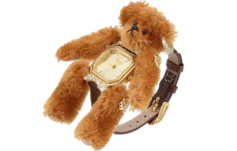 Plush Teddy Bear Watch Bracelet