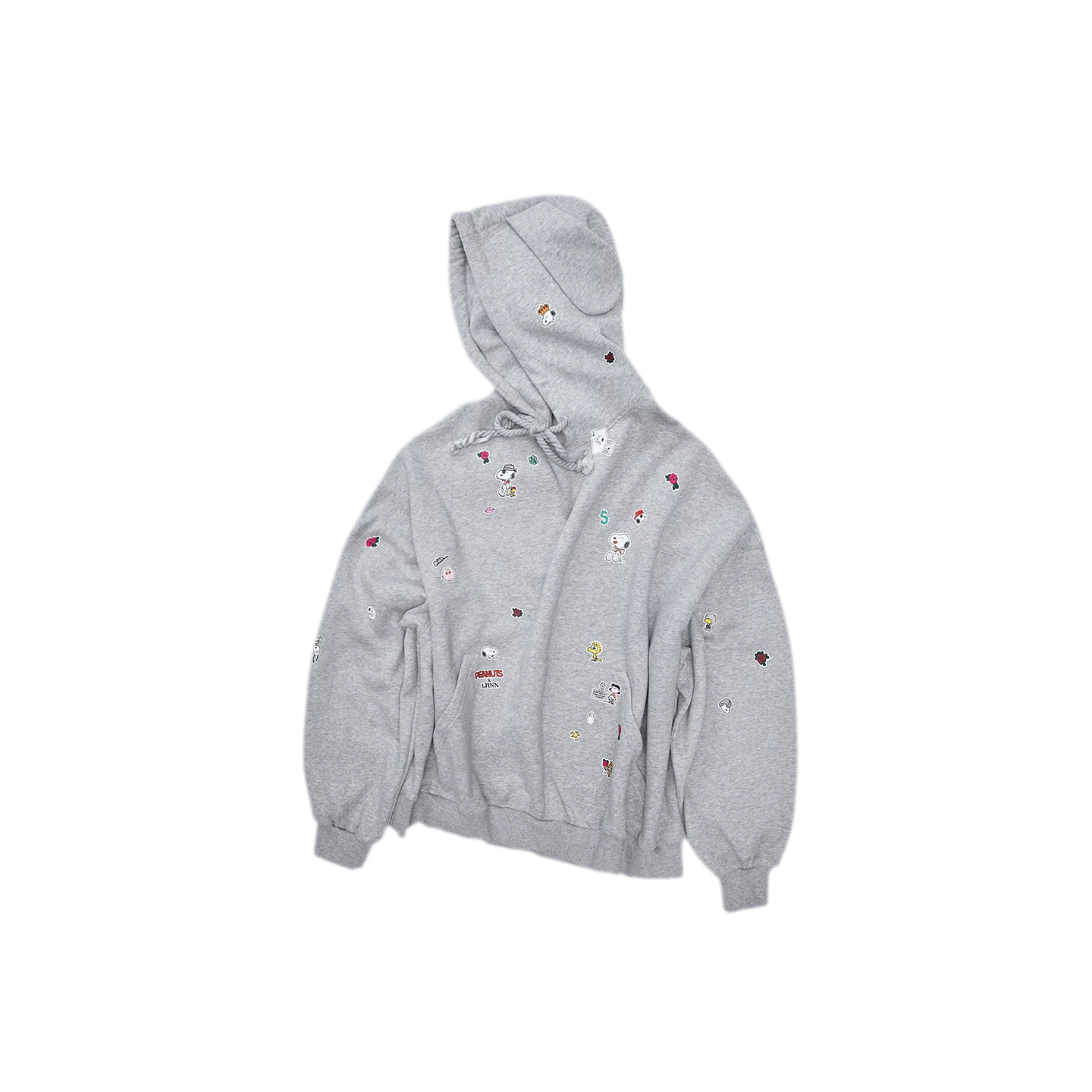 Brushed Oversized Graphic Hoodie