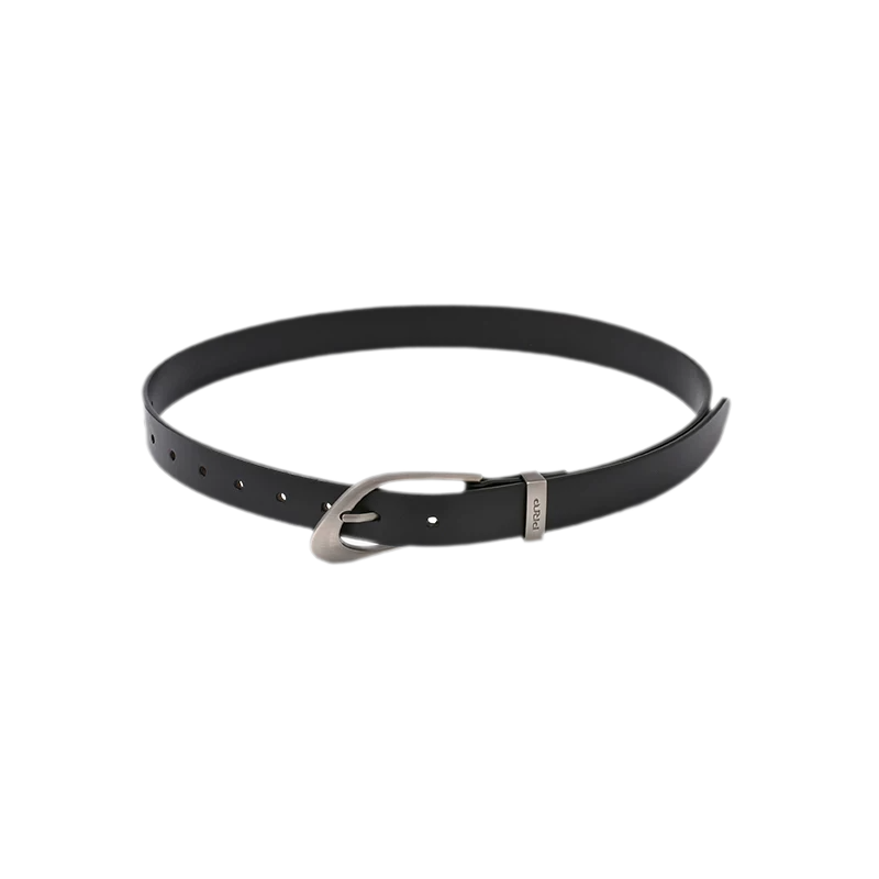 Classic Top Layer Leather Belt in Black and