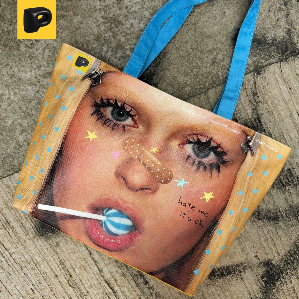 Printed Eco Paper Tote Bag