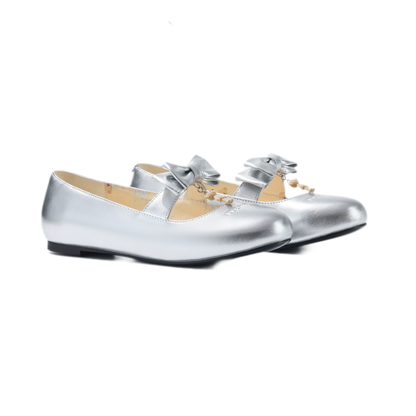Floral Lined Ballet Flats
