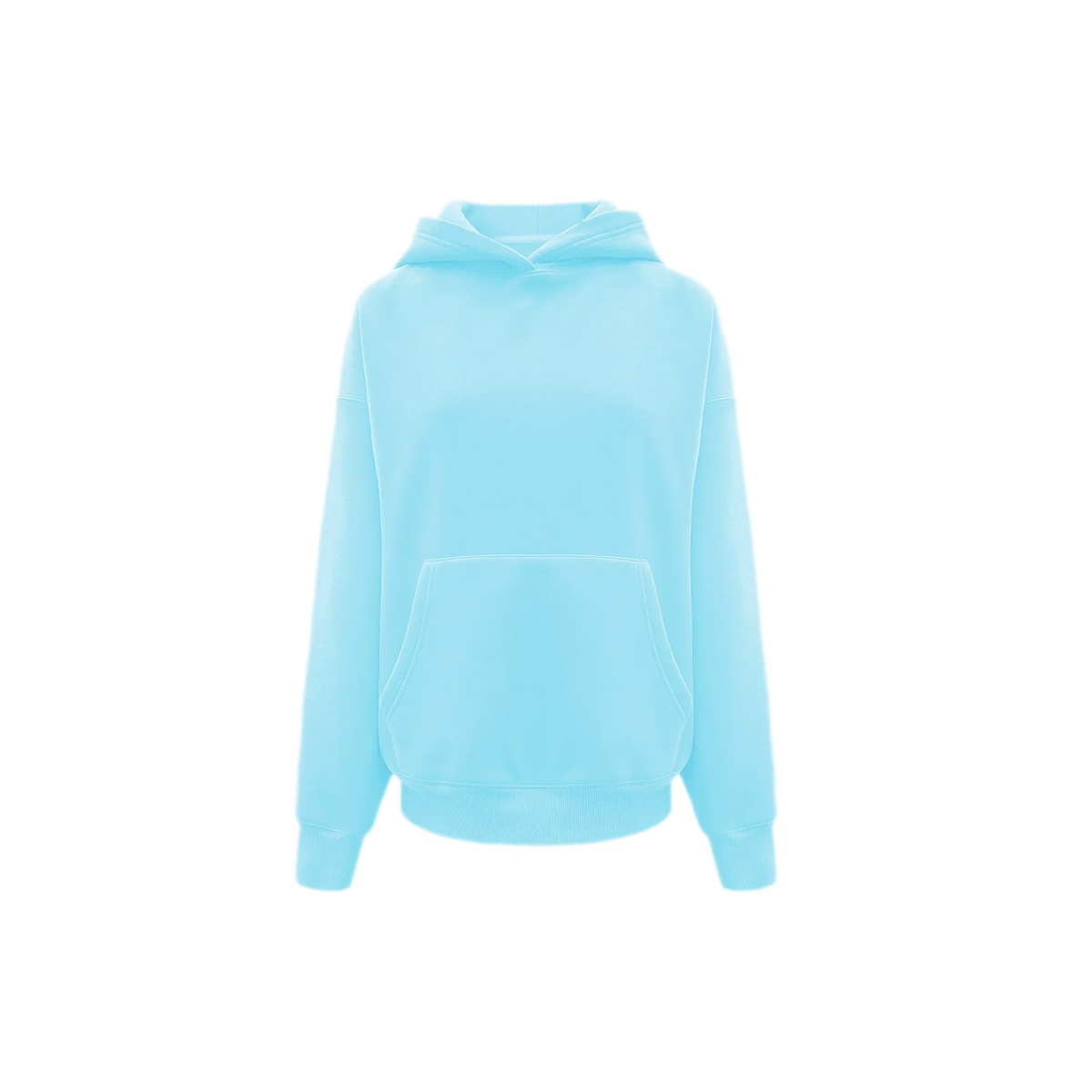 Brushed Hooded Cropped Sweatshirt