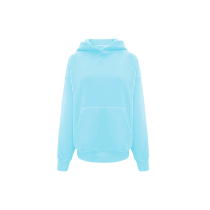 Brushed Hooded Cropped Sweatshirt