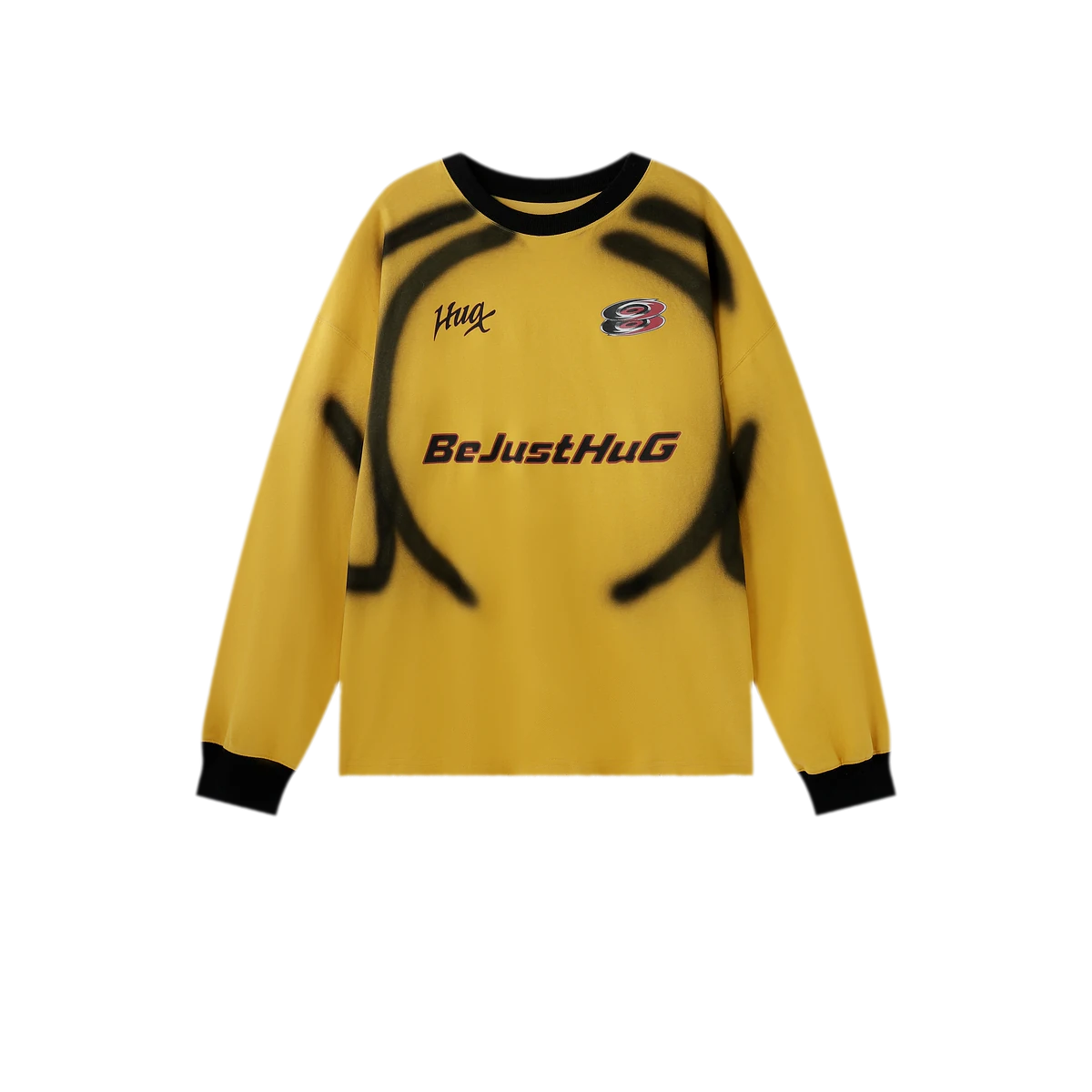 Brushed Racing Graphic Long-Sleeve T-Shirt