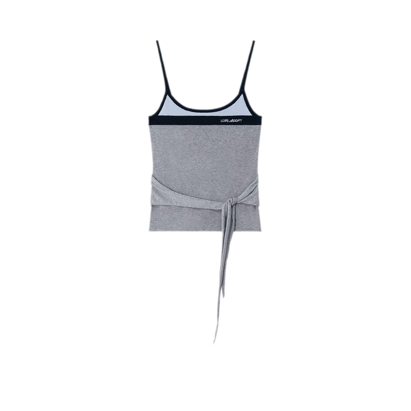 Lyocell Contrast Tie Cami