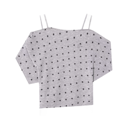 Polka Dot Layered T-Shirt