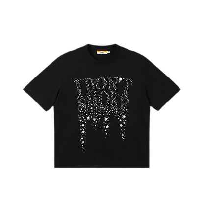Loose Fit Glitter Logo T-Shirt