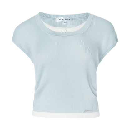 Ruched Layered T-Shirt