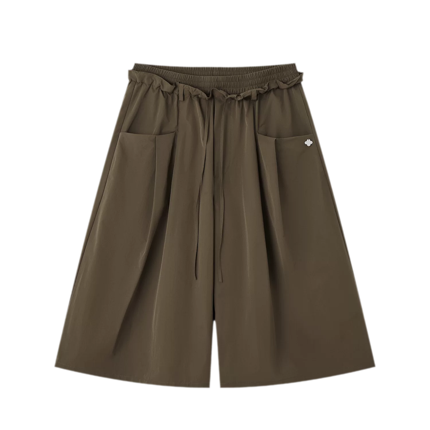 Double Waist Cropped Culottes