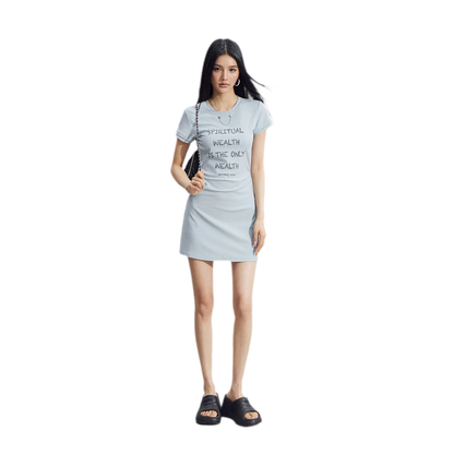 Chain Detail T-Shirt Dress