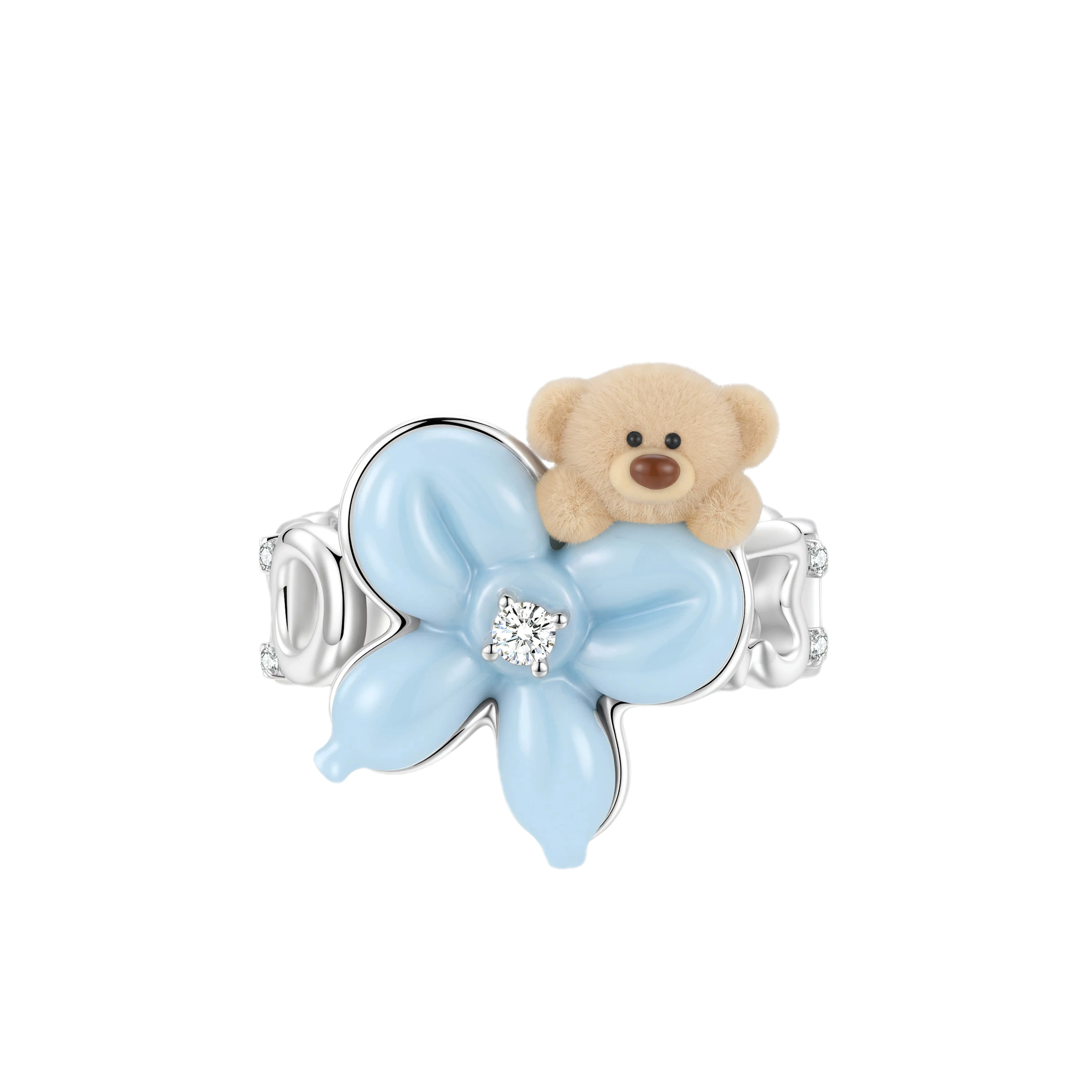 Balloon Bow Bear Ring