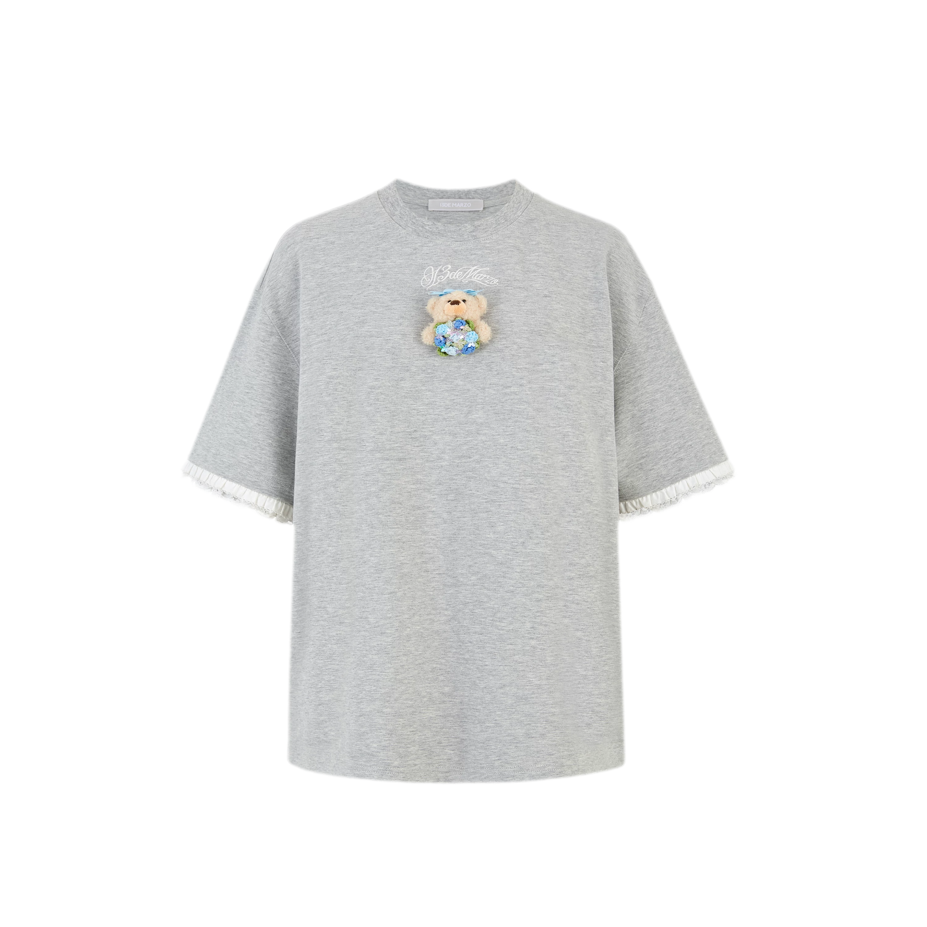 Bouquet Bear Print T-shirt