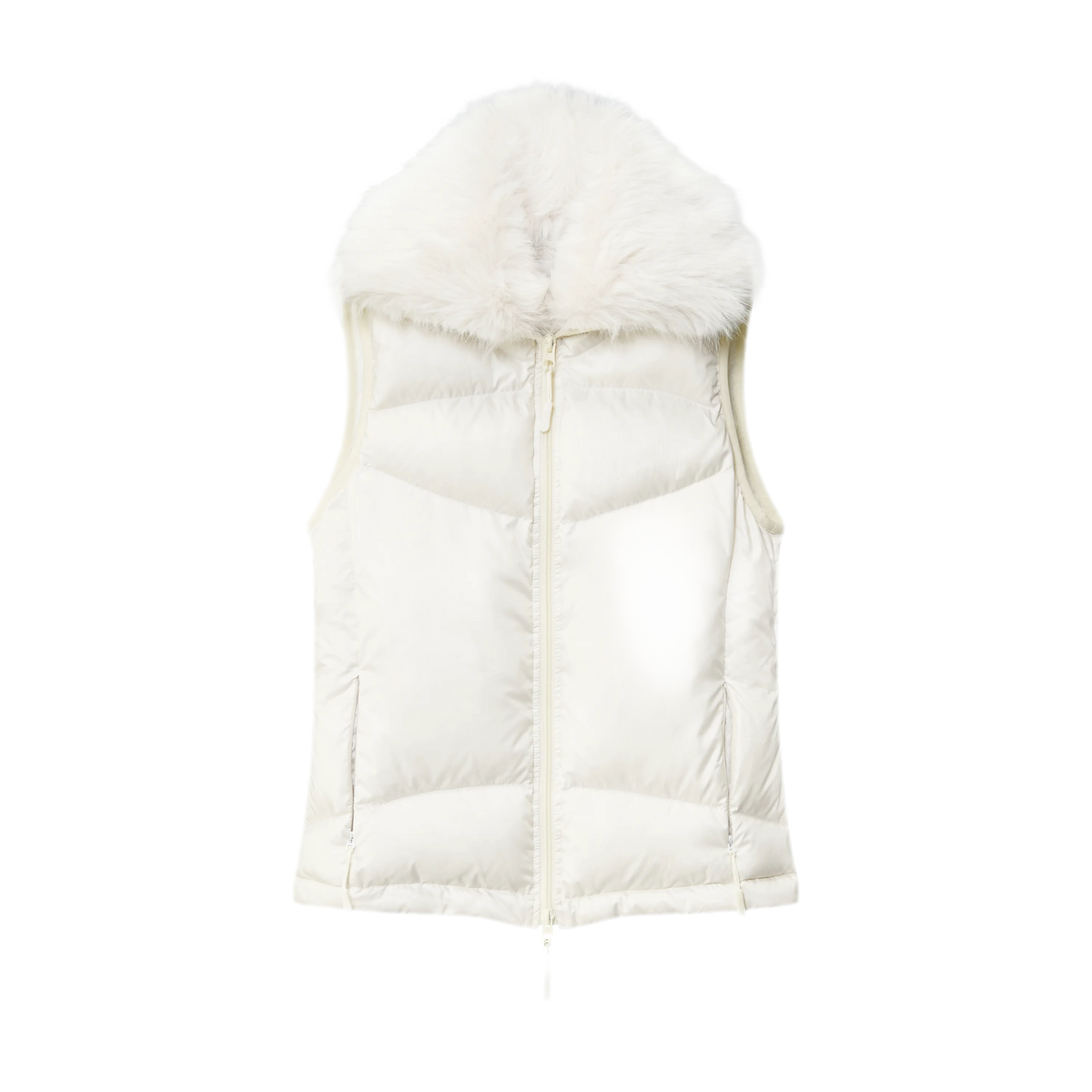 Gilet matelassé en duvet brillant