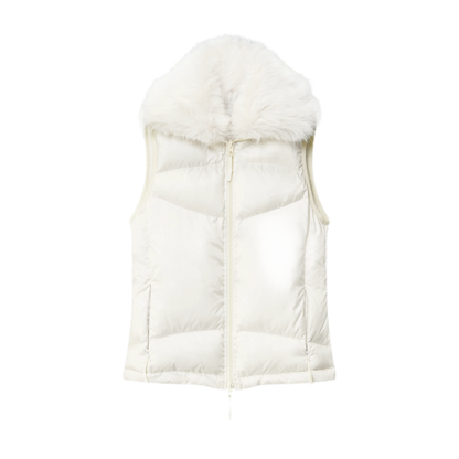 Gilet matelassé en duvet brillant