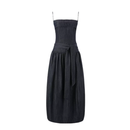 Tie Waist A-Line Dress